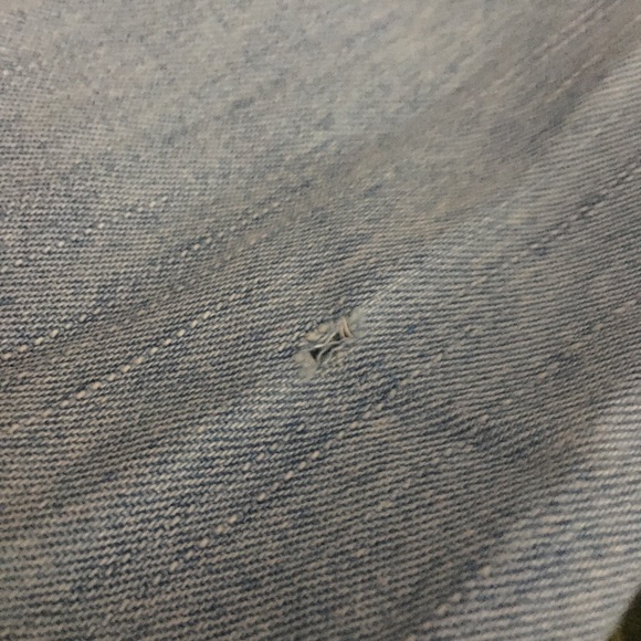 Urban Renewal vintage cold shoulder denim button - Picture 5 of 7